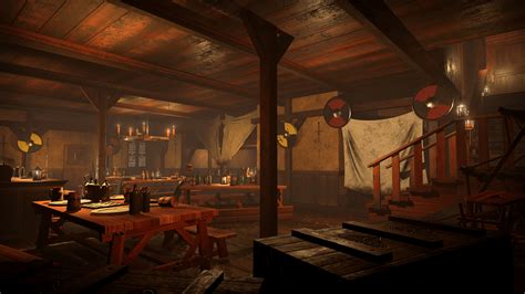 Medieval Tavern by Brett Johnson in Environments - UE4 Marketplace