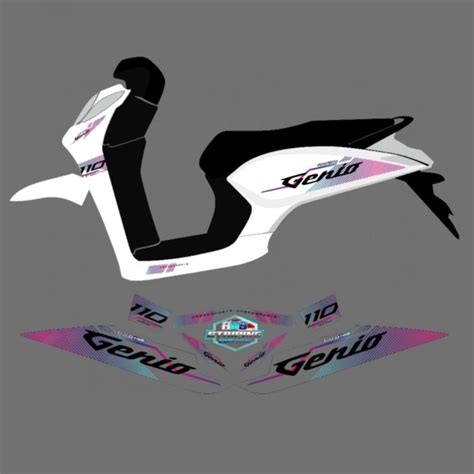 Jual STRIPING STICKER HONDA GENIO TRANSPARAN MOTIF MALAY Shopee Indonesia