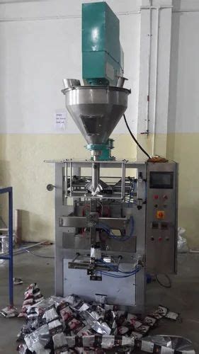 Stainless Steel Masala Packing Machine With Servo Based Auger Filler