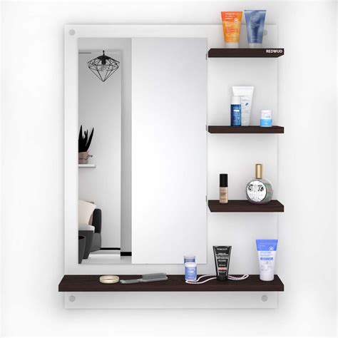 Buy Redwud Lavis Engineered Wood Dressing Wall Mirrors Wall Hanging