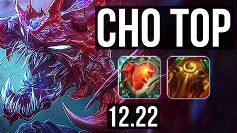 CHO GATH Vs RIVEN TOP 1 8M Mastery 3 1 5 500 Games EUW Master