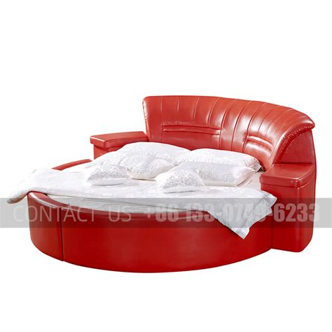 Europe Style Italian Furniture Luxury Classic King Size Sex Bed Round