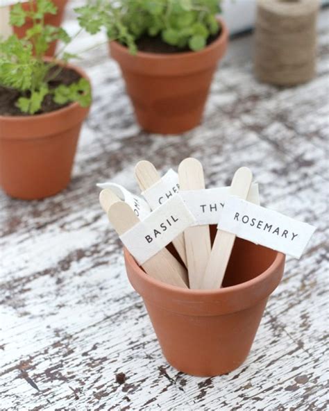 Des Tiquettes Diy Pour Vos Plantes Shake My Blog