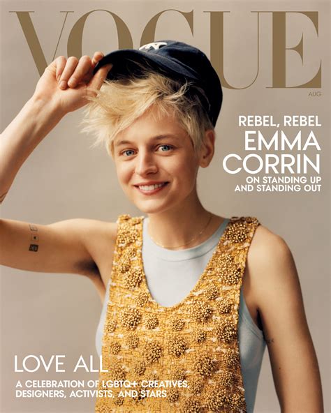 Emma Corrin Covers August Vogue - Go Fug Yourself Go Fug Yourself