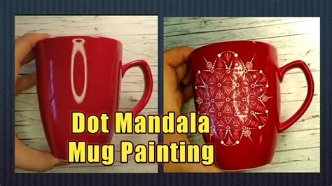 Easy Dot Mandala Mug Painting Dot Art Mandala Design Mini Flicks