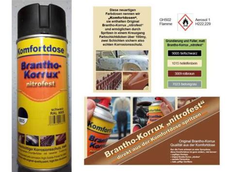 Brantho Korrux Nitrofest Spray Ml Rostschutz Farbe Spraydose