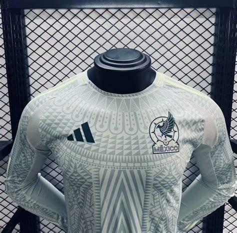 Long Sleeve Player Version Mexico Away Jersey Classicretrokit