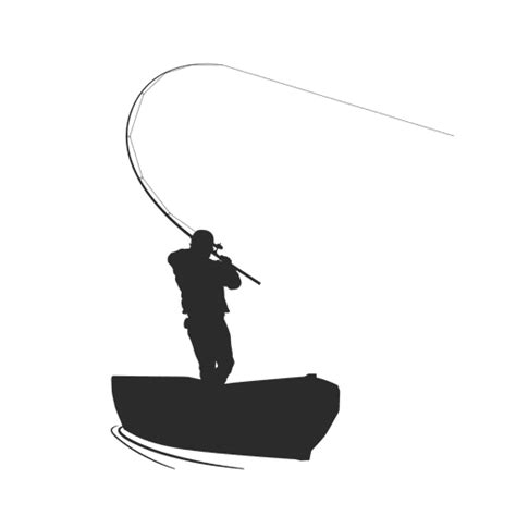 Fishing Silhouette Fisherman - fishing pole png download - 512*512 ...