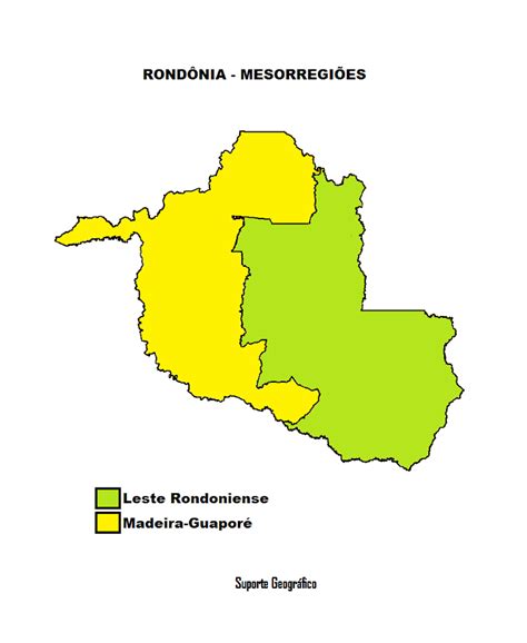 Atividade Mapa Mesorregi Es De Rond Nia