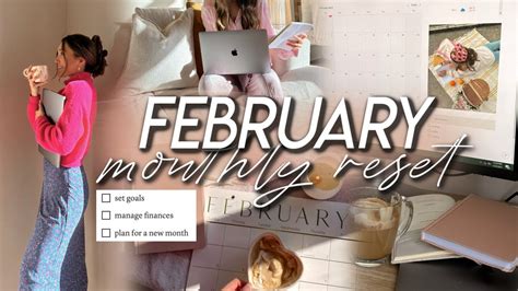 February Monthly Reset Goal Setting Financial Moves Prepping