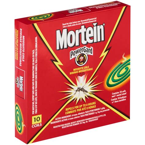 Mortein Powergard Mosquito Coils 10 Pack Checkers Za