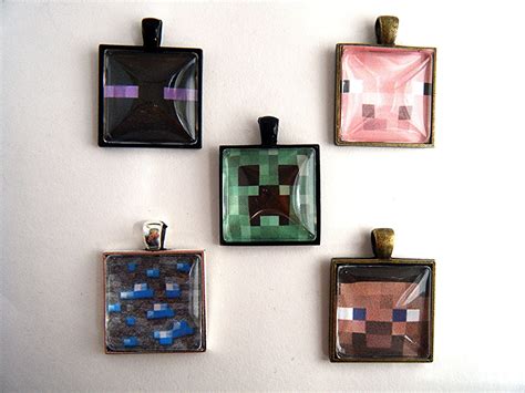 Create Your Own Minecraft Necklace By Thecraftygeek1 On Etsy 1199