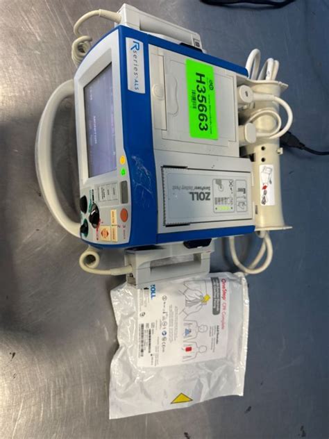 Used Zoll R Series Als Monitor Defib Ecg Spo Pacing Battery