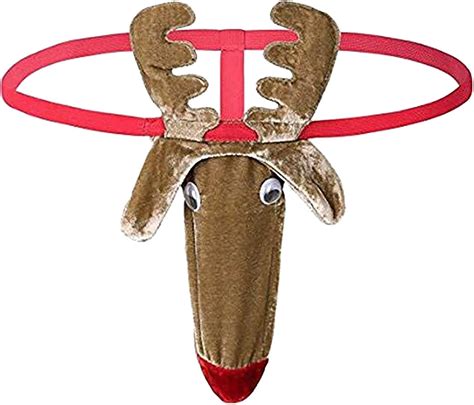 Buy SHEOO Sexy Underwear For Men Naughty For Sex Play Christmas Underwear U Bulge Pouch G String