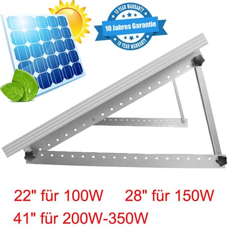 Solarpanel Solarmodul Halterung bis 114cm Photovoltaik Aufständerung