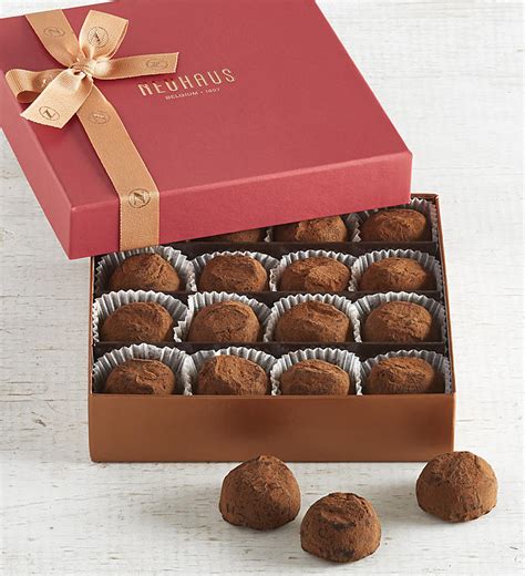 Neuhaus Classic Belgian Truffles Box 16 pc | SimplyChocolate.com-1025