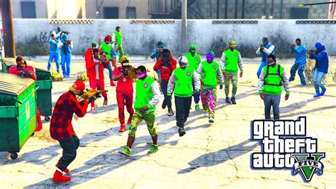 GTA 5 ONLINE KSG VS CRIPS AND BLOODS PART 3 MUST WATCH YouTube