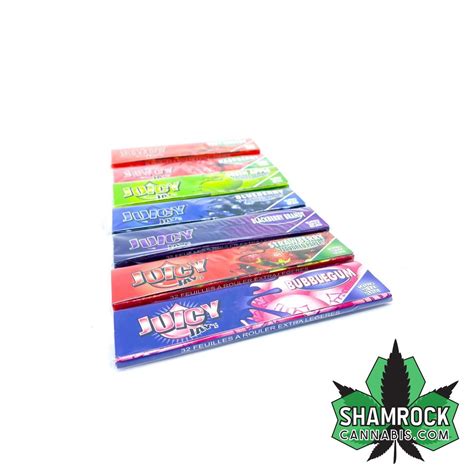 Juicy Jay S Flavoured Rolling Paper King Size Shamrock Canna