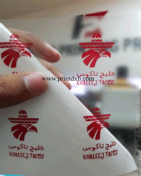 Transparent Sticker Printing In Dubai Abu Dhabi Sharjah Alain Ajman And