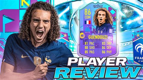 86 WORLD CUP PHENOMS GUENDOUZI PLAYER REVIEW FIFA 23 ULTIMATE TEAM