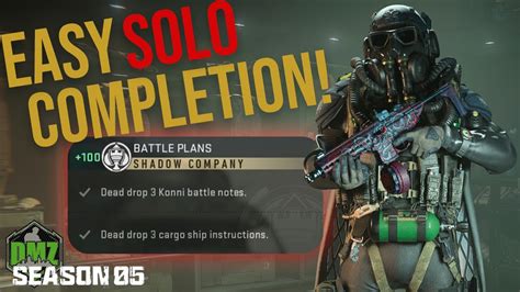 Easy Solo Battle Plans Mission Completion For Shadow Company Call Of