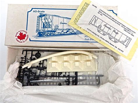 Ho Sylvan Models 131 Cp 6 Hatch Slab Slde Covered Hopper Kit New Old