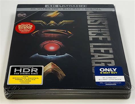 Justice League 4k Uhd 2d Blu Ray Steelbook Best Buy Ebay