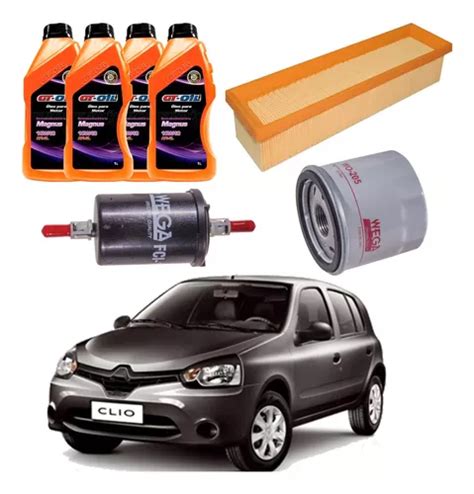 Kit Troca De Óleo Renault Clio logan sandero 1 0 16v Novo