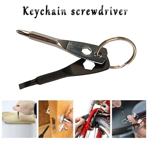 Lystmrge Ring Doorbell Security Screws Keychain Screwdriver Tool Gifts