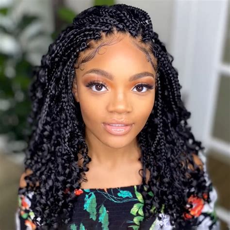 Buy Goddess Box Braids Crochet Hair 10 Inch 8 Packs Pre Looped Bohemian Crochet Boho Box Braids