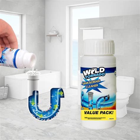 Powerful Sink and Drain Cleaner, Drain Agent for Bathroom Drainage Hole ...