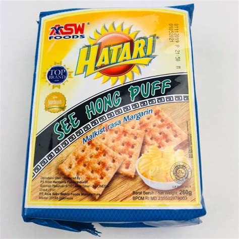 Jual Hatari Biskuit Hatari See Hong Puff Gr Shopee Indonesia