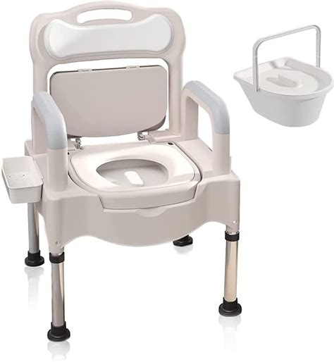 Amazon Portable Bedside Commode Toilet Chair For Elderly Adult