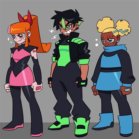 Powerpuff Girls And Professor Utonium By Wolfsvile Rpowerpuffgirls