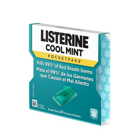 Buy Listerine Cool Mint Pocketpaks Breath Strips Oral Dissolving