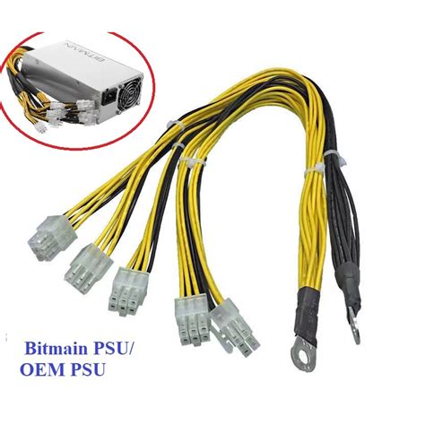 New Bitmain Oem Antminer Psu Power Supply Pin Replacement Cable