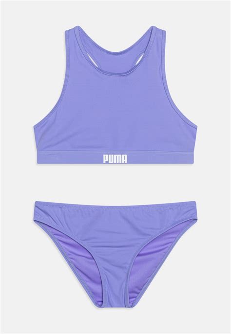 Puma Swim Girls Racerback Bikini Elektro Purple Violet Zalando Fr