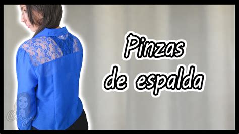 Cómo hacer pinzas a una blusa espalda YouTube