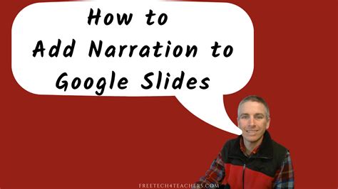 how to add narration to google slides