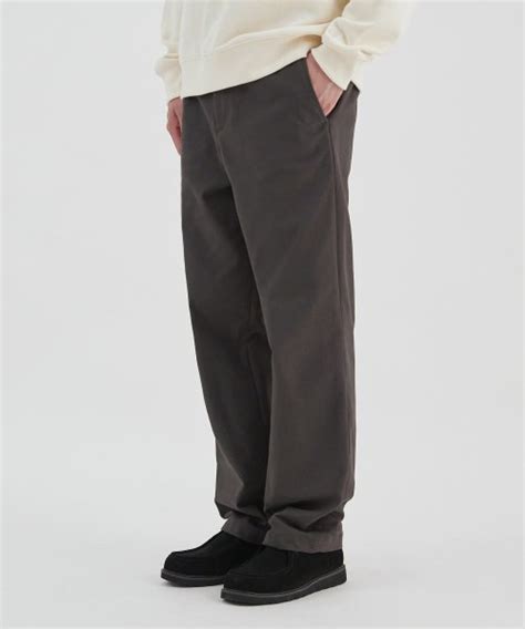 MUSINSA COVERNAT Standard Fit Chino Pants Gray