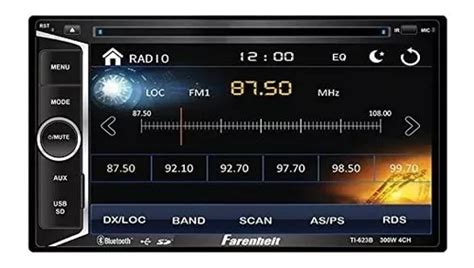 Autoestereo De Pantalla Doble Din Farenheit Ti B Meses Sin Inter S