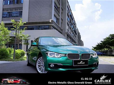 Electro Metallic Gloss Emerald Green Vinyl For Supplier – CARLIKE WRAP