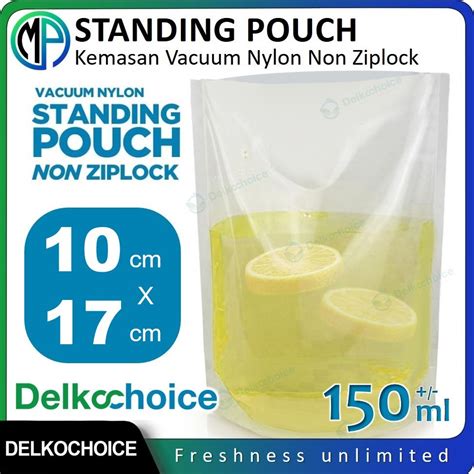 Jual Standing Pouch Vacuum Nylon Cm X Cm Ml Non Ziplock Vacum