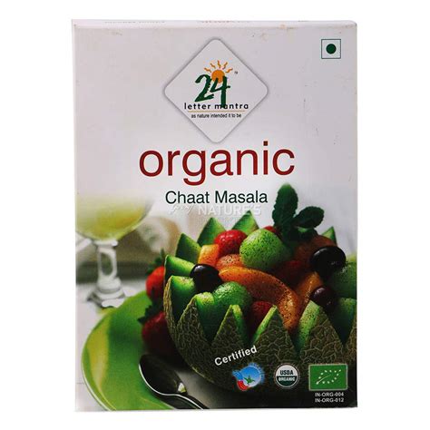 Chat Masala Organic 24 Letter Mantra Naturesbasket Co In