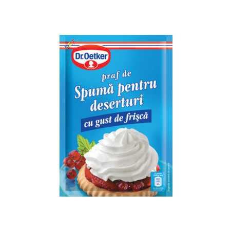 DR OETKER SPUMA DESERT CU GUST FRISCA 48G 30 BAX POLVERE PANNA