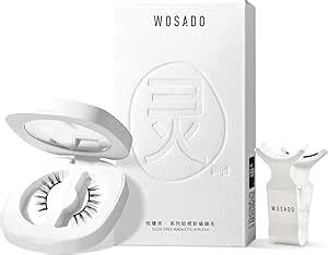 WOSADO Magnetic Eyelashes Kit No 17 ICE BLACK Reusable Glue Free