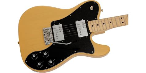 Fender Mij 70s Telecaster Deluxe Limited Edition With Tremolo Butterscotch Blonde Maple Guitar