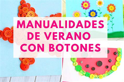 Manualidades De Verano Con Botones 【fÁciles】