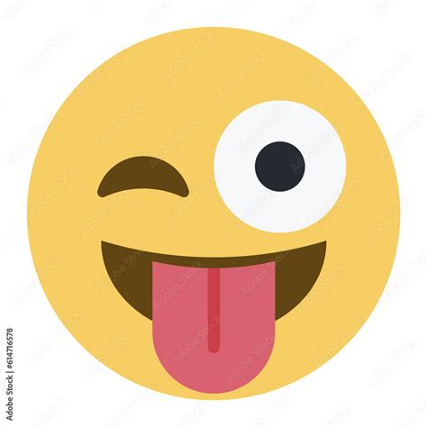 Top Quality Emoticon Winking Emoji With Tongue Crazy Emoticon With