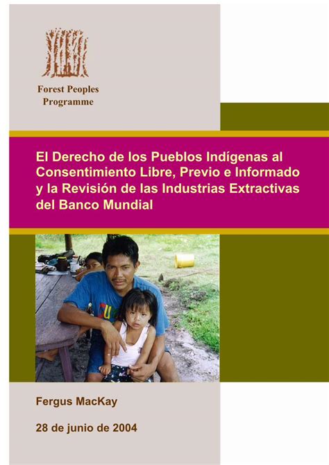 PDF El Derecho de los Pueblos Indígenas al El Derecho de los